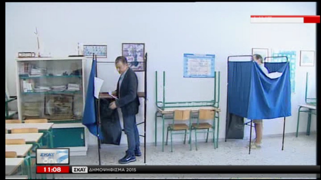 Ψηφίζει ο Σταύρος Θεοδωράκης – ΤΩΡΑ