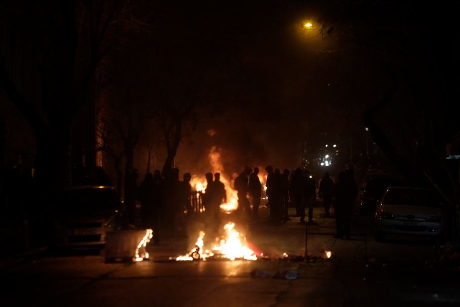Επεισόδια τη νύχτα στα Εξάρχεια