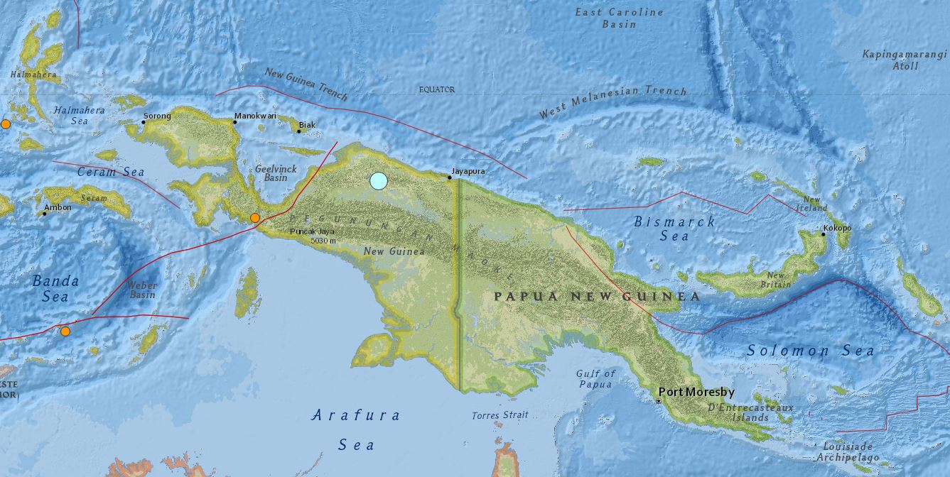 Σε δύσβατη περιοχή ο σεισμός των 7 Ρίχτερ στην Ινδονησία