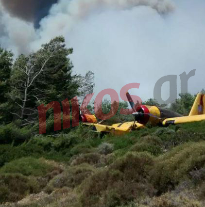 Αναγκαστική προσγείωση καναντέρ στη Λακωνία – Σώοι και οι δύο πιλότοι – ΦΩΤΟ
