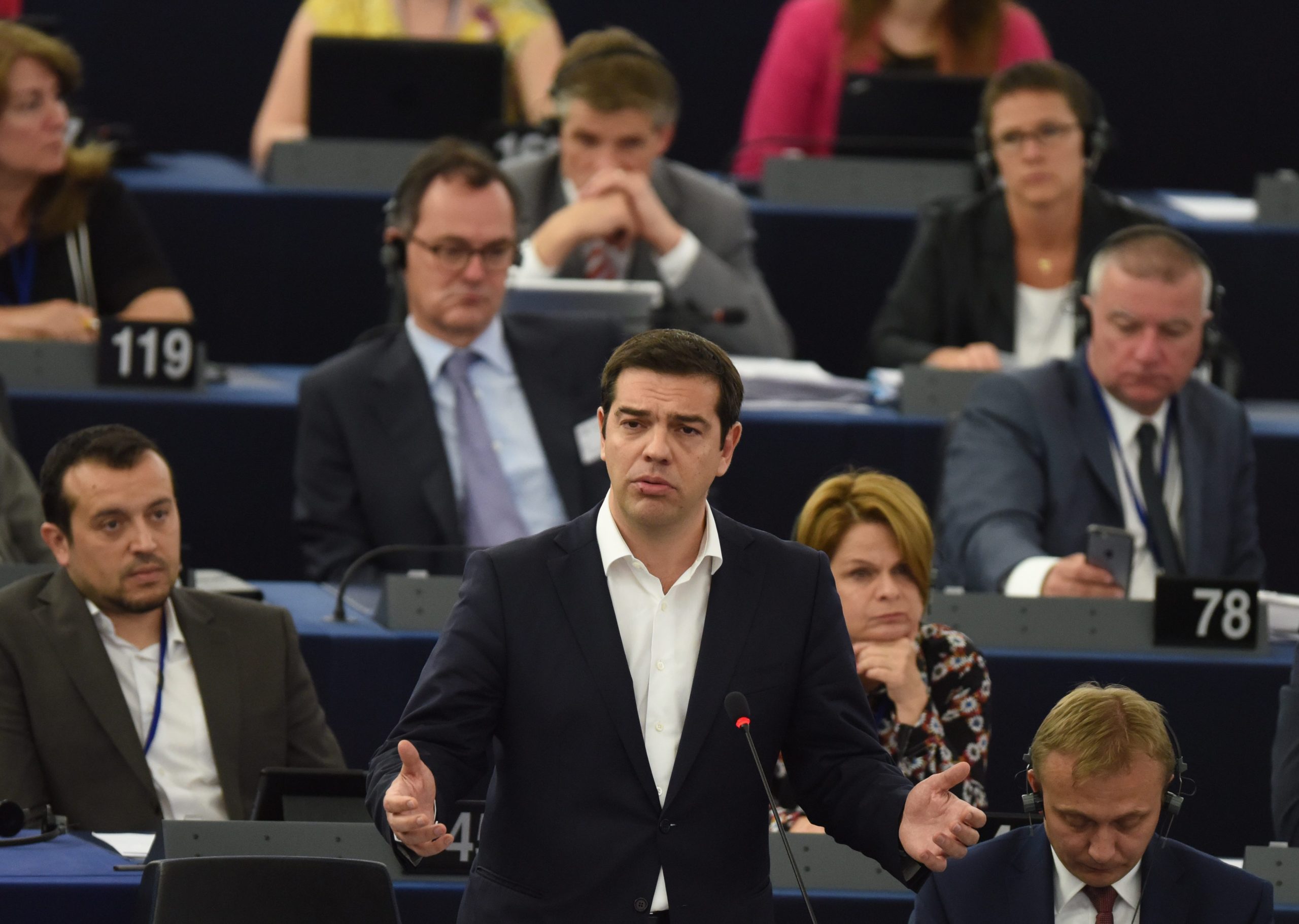 Ο Αλέξης Τσίπρας στο Ευρωπαϊκό Κοινοβούλιο – ΦΩΤΟ