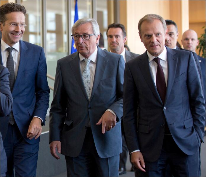 Τηλεδιάσκεψη Γιούνκερ – Ντράγκι – Ντάισελμπλουμ-Τουσκ για την Ελλάδα