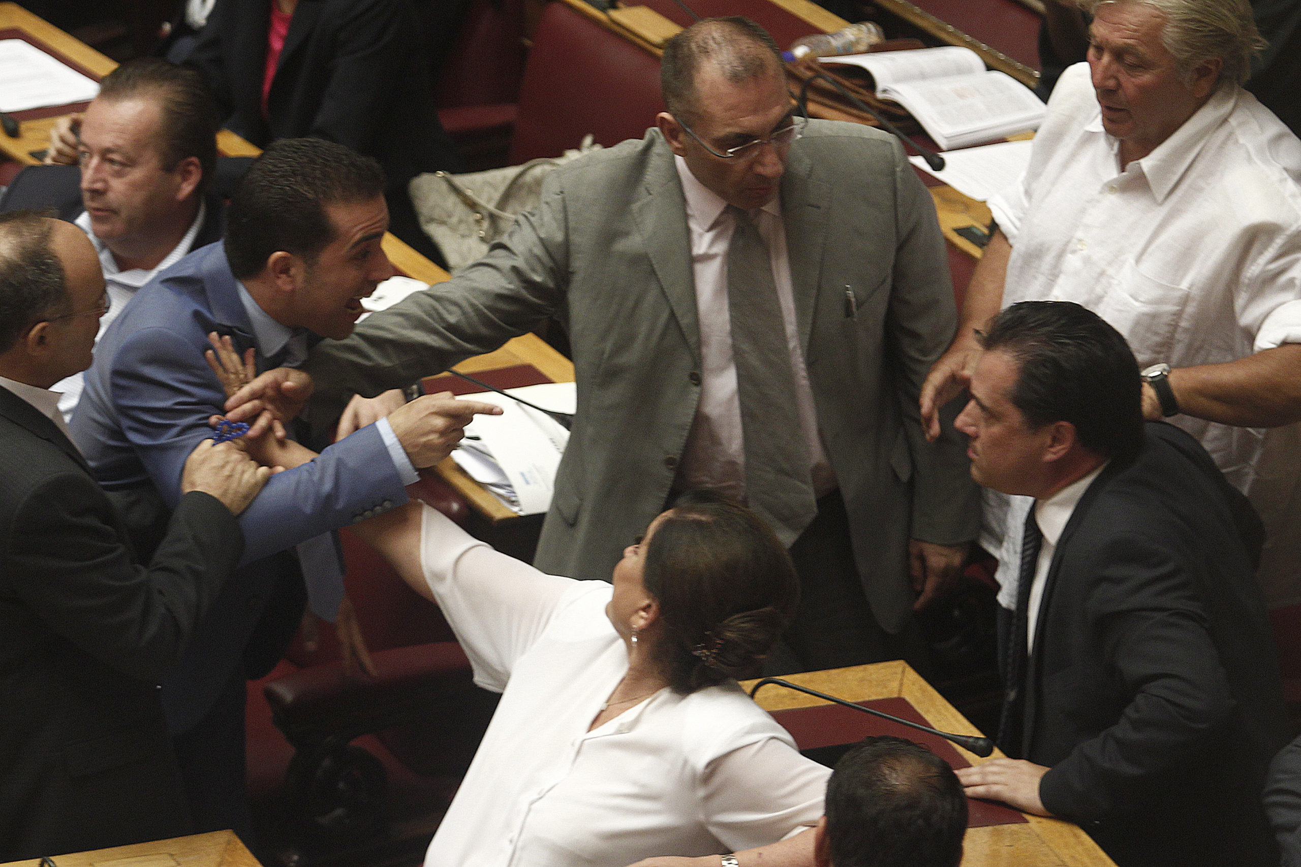 Επεισόδιο του Άδωνι με βουλευτή των ΑΝΕΛ – ΦΩΤΟ – ΒΙΝΤΕΟ