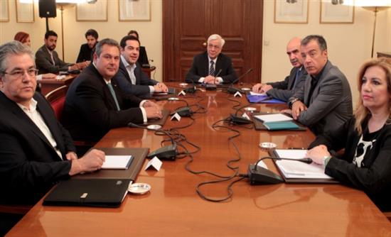 Ολοκληρώθηκε το συμβούλιο των πολιτικών αρχηγών – ΤΩΡΑ