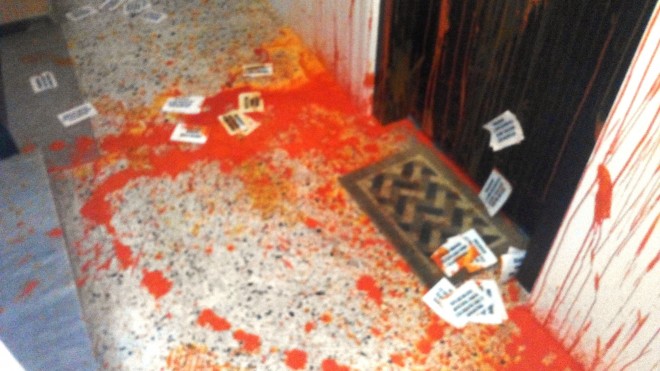 Επίθεση στα γραφεία του ΣΥΡΙΖΑ στην Ξάνθη – ΦΩΤΟ