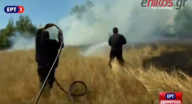 Συνεχείς αναζωπυρώσεις στη Μαλακάσα – ΒΙΝΤΕΟ