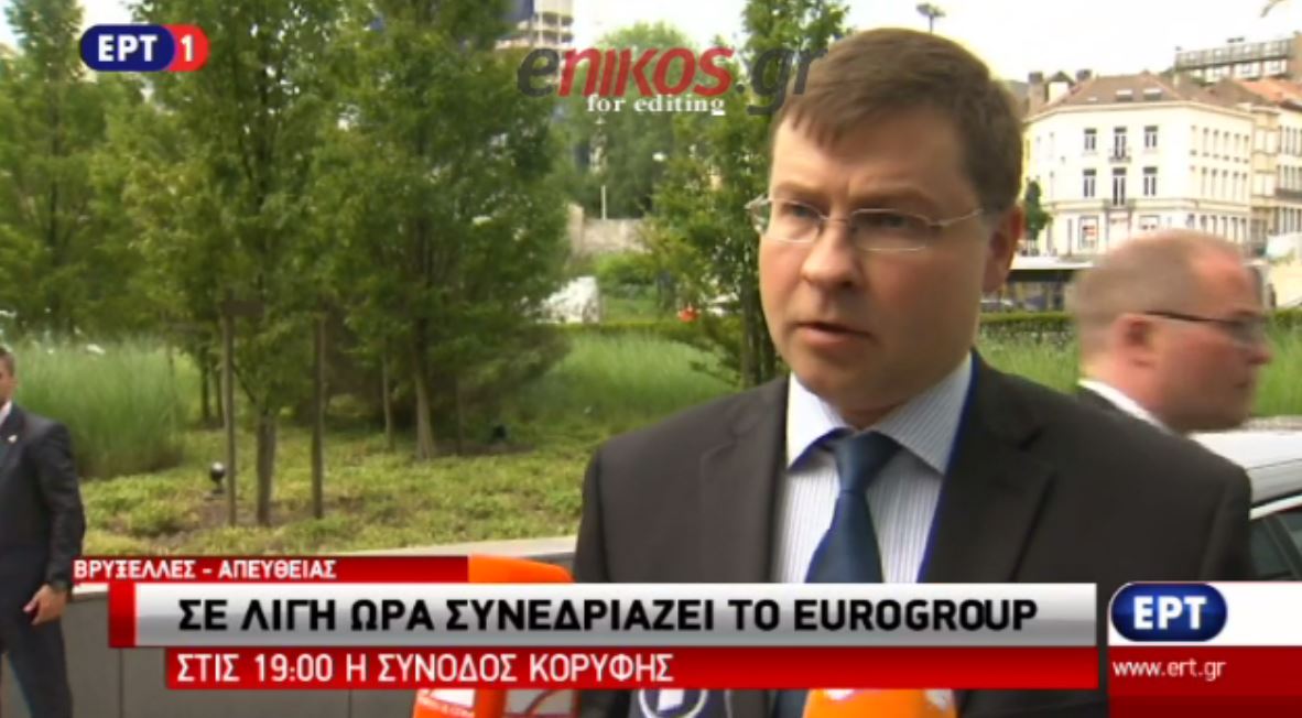 Ντομπρόφσκις: Πρέπει να αποκατασταθεί η εμπιστοσύνη – ΒΙΝΤΕΟ