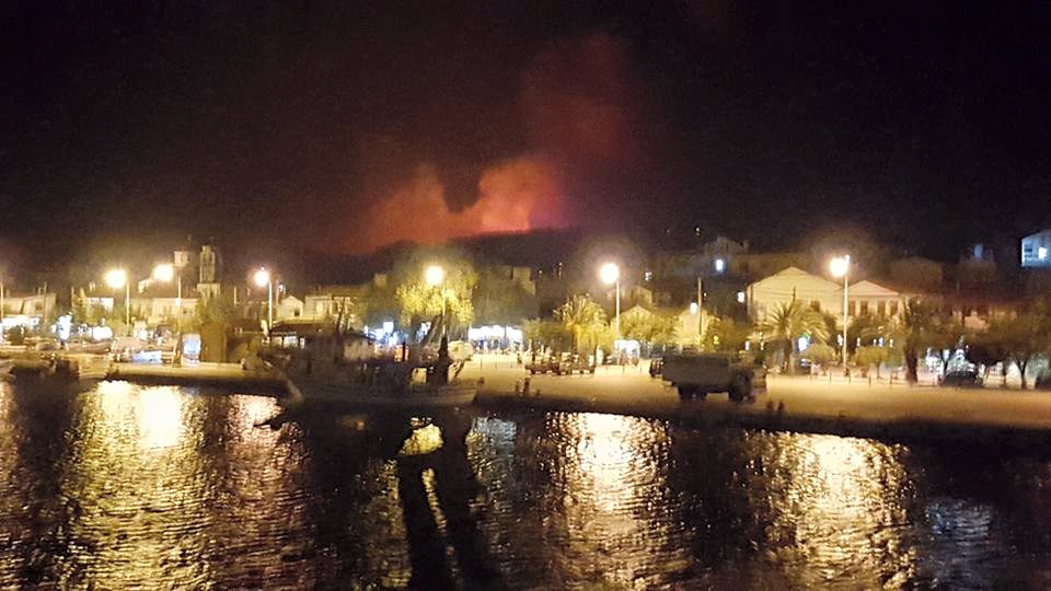 Στάχτη έγιναν 1200 στρέμματα στη Σαμοθράκη