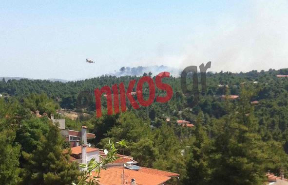 Νέες εικόνες από τη φωτιά στη Σταμάτα – καλύτερη η κατάσταση – ΦΩΤΟ