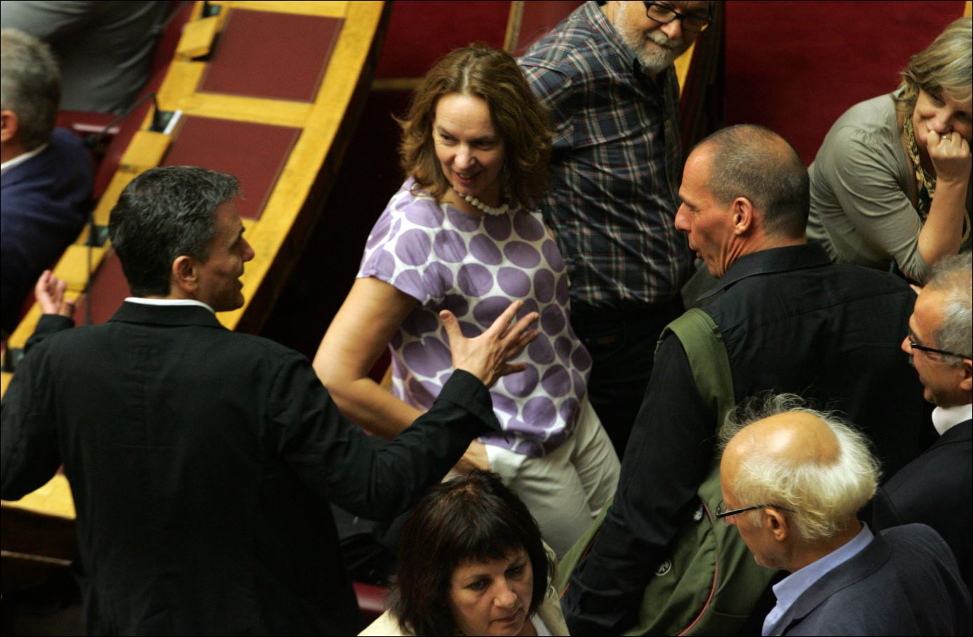 Τα χαμόγελα του Τσακαλώτου με τον Βαρουφάκη – ΦΩΤΟ