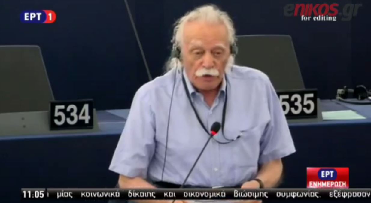 Στα αρχαία ελληνικά και λατινικά η απάντηση Γλέζου σε Σουλτς – BINTEO