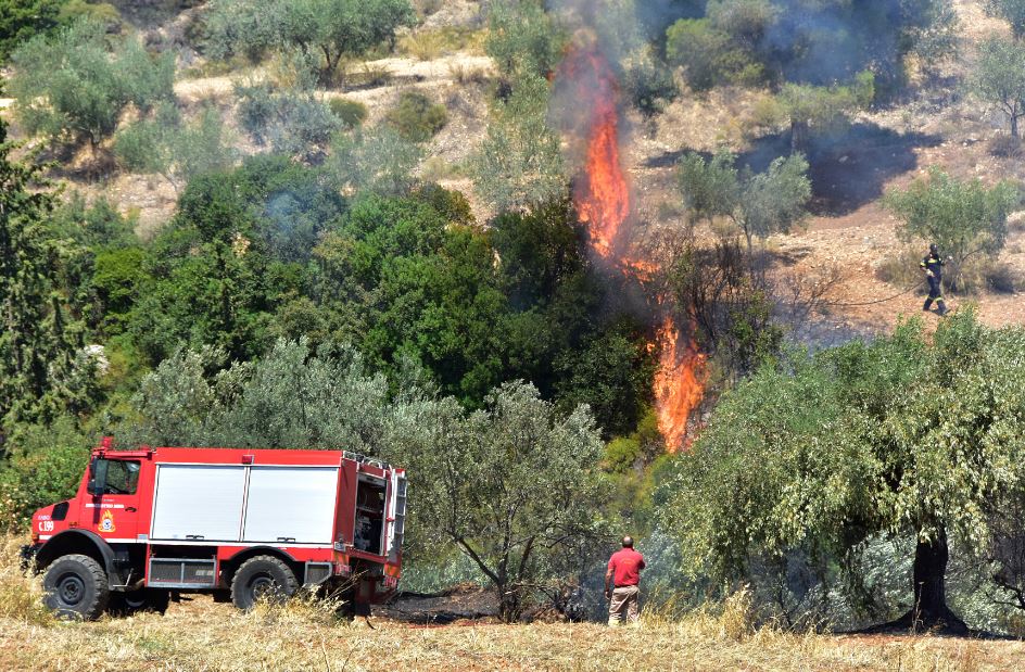 Υπό μερικό έλεγχο οι φωτιές στην Πελοπόννησο