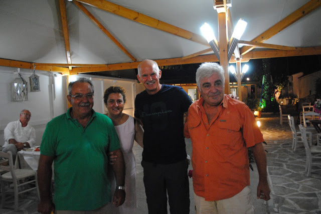 Ο Γιώργος Παπανδρέου στη Σκόπελο – ΦΩΤΟ