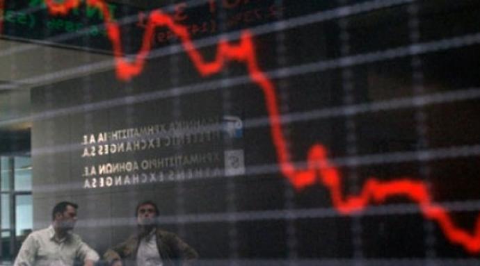 Σε ελεύθερη πτώση το Χρηματιστήριο Αθηνών στο -22%