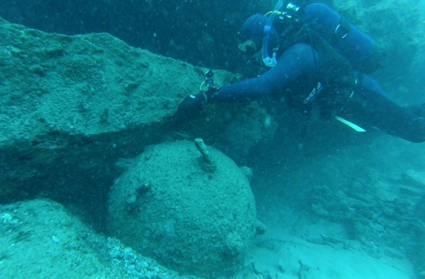 Βρέθηκε νάρκη σε θάλασσα της Κρήτης
