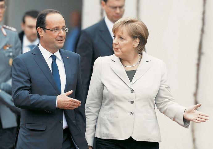 Συνάντηση Μέρκελ- Ολάντ με επίκεντρο το μεταναστευτικό