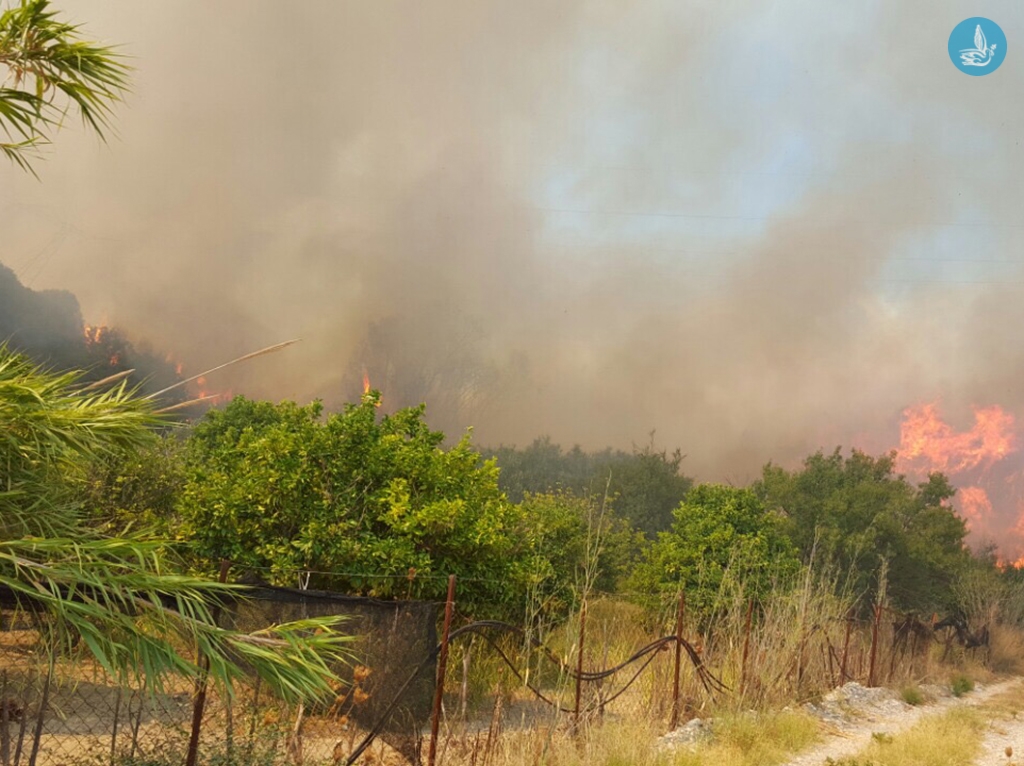 Ενισχύονται οι δυνάμεις της Πυροσβεστικής στη Ρόδο