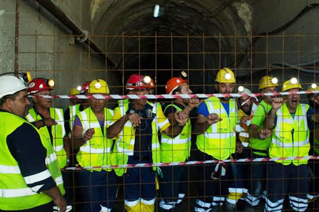 Συνάντηση μεταλλωρύχων με αντιδημάρχους