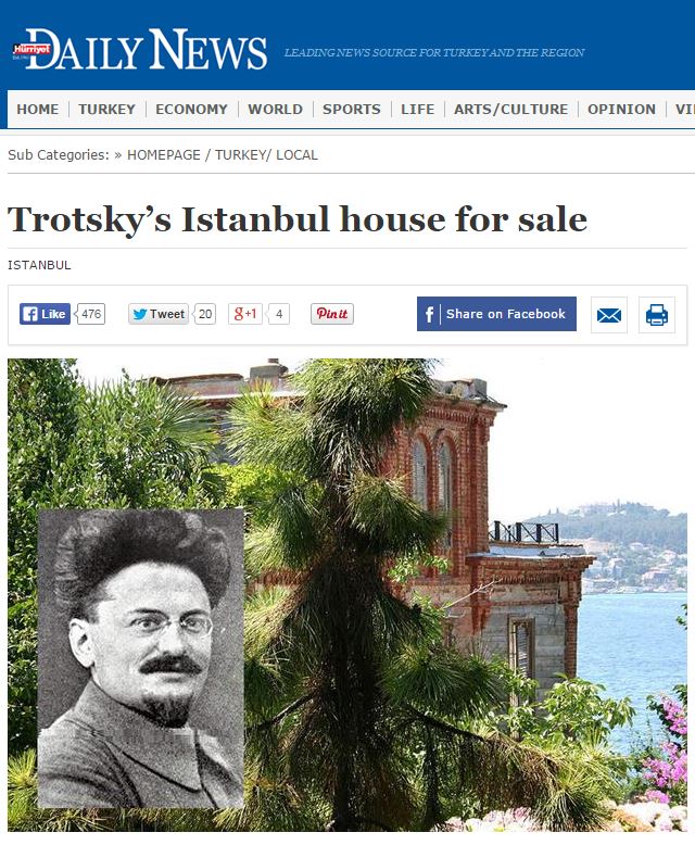 Στο “σφυρί” το σπίτι που έμενε ο Τρότσκι στην Πρίγκηπο