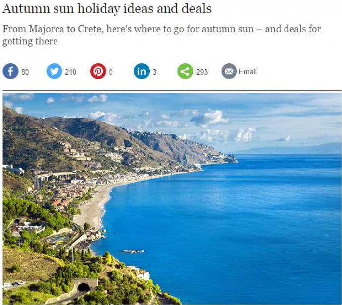 Telegraph: Κρήτη και Κυκλάδες κορυφαίοι προορισμοί για φθινοπωρινές διακοπές