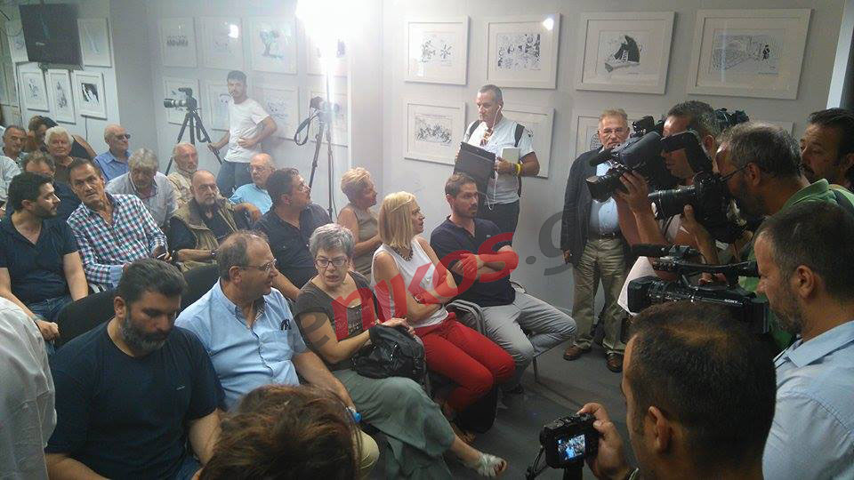 H Ραχήλ Μακρή στη συνέντευξη της Κωνσταντοπούλου – ΦΩΤΟ