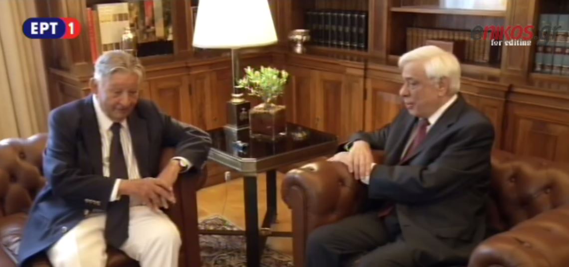 Συνάντηση του Προκόπη Παυλόπουλου με τον Ιωάννη Βαρβιτσιώτη – ΒΙΝΤΕΟ