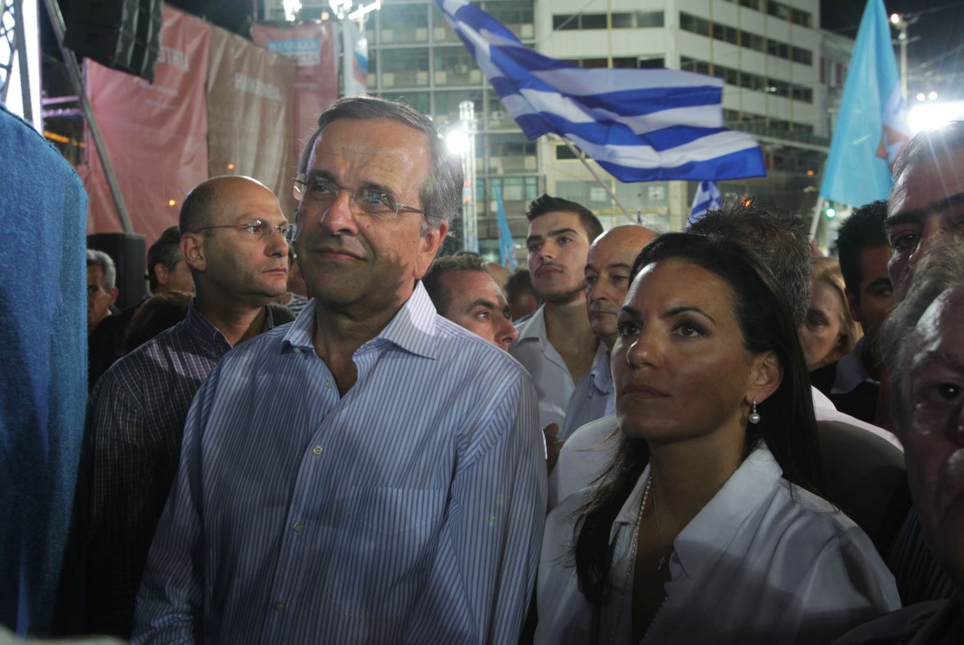 Σαμαράς και Κεφαλογιάννη στην ομιλία του Μεϊμαράκη – ΦΩΤΟ