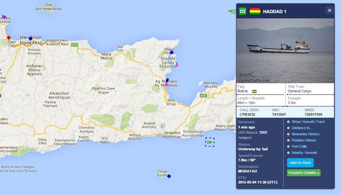 Στο λιμάνι Ηρακλείου το πλωτό “οπλοστάσιο”