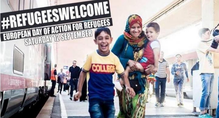 Πανευρωπαϊκά συλλαλητήρια: “Πρόσφυγες καλοδεχούμενοι” και στο Σύνταγμα 7 μμ