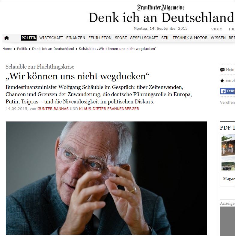 Σόιμπλε: Η Ελλάδα να αποφασίσει αν θα προχωρήσει στην προσαρμογή