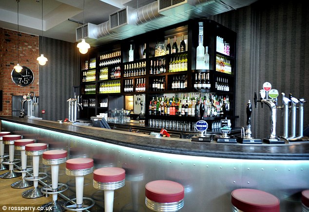 Shicking: Miss Scanlon was handed the free drink as she entered but it instantly scorched her stomach