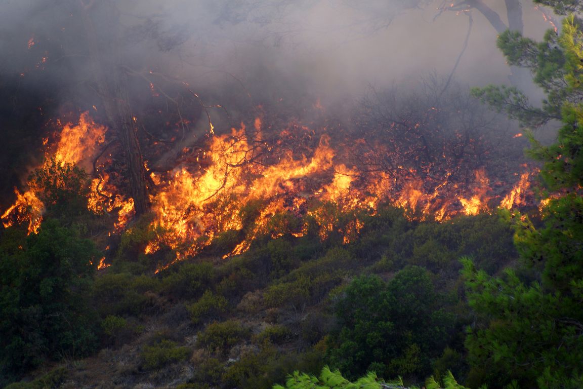 Πολύ υψηλός κίνδυνος πυρκαγιάς σε επτά νομούς της χώρας