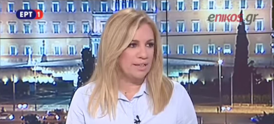 Γεννηματά: Δεν πρέπει να δραπετεύσει κανείς από τις ευθύνες του – ΒΙΝΤΕΟ