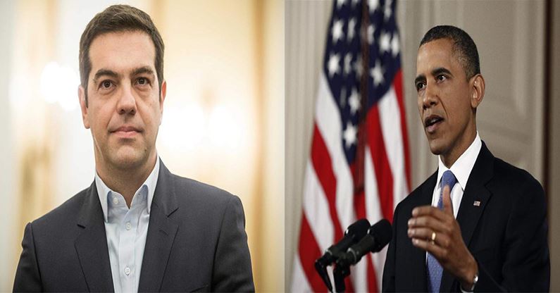 Τηλεφωνική επικοινωνία Τσίπρα – Ομπάμα