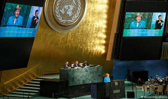 Η Μέρκελ ζητά μόνιμη θέση στο Συμβούλιο Ασφαλείας του ΟΗΕ