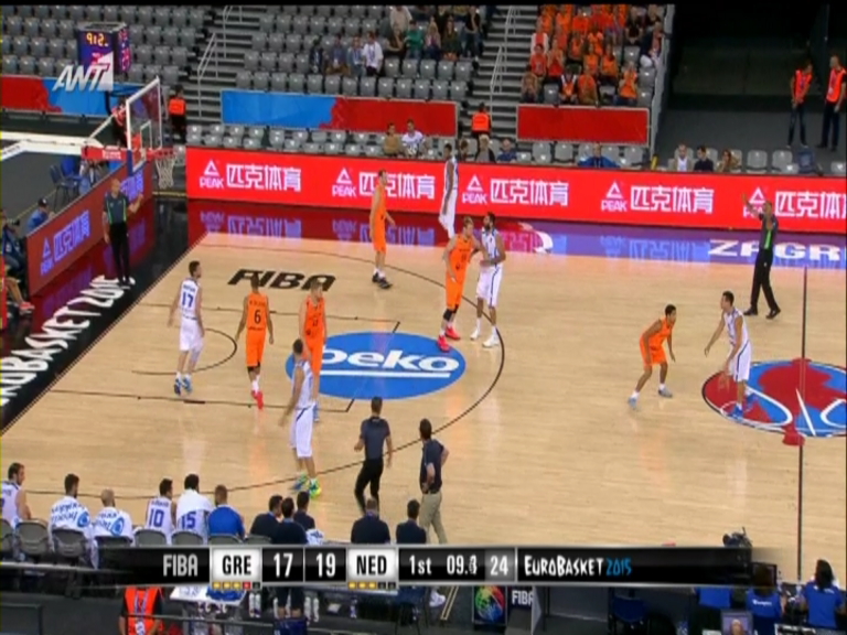 Ελλάδα – Ολλανδία 17-19 (10′)