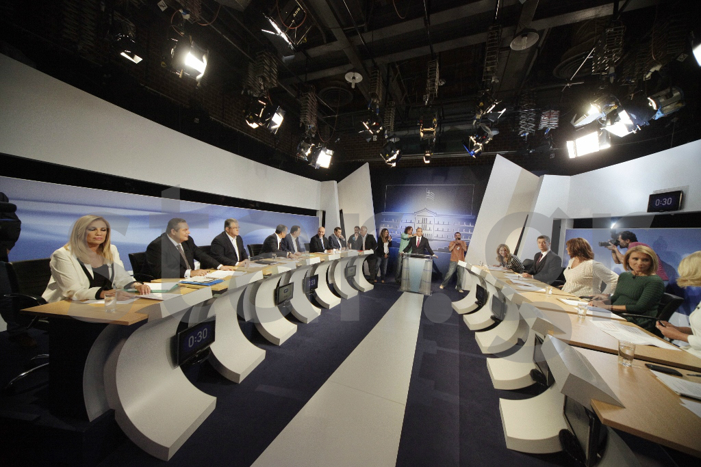 Τα παρασκήνια και τα… σουβλάκια του debate – ΦΩΤΟ