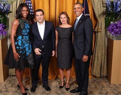 Τσίπρας και Μπέττυ δίπλα στο ζεύγος Ομπάμα – ΦΩΤΟ