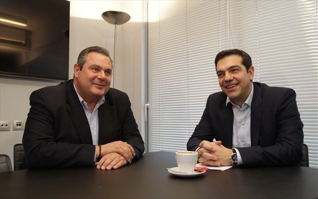 Τηλεφωνική επικοινωνία Τσίπρα – Καμμένου