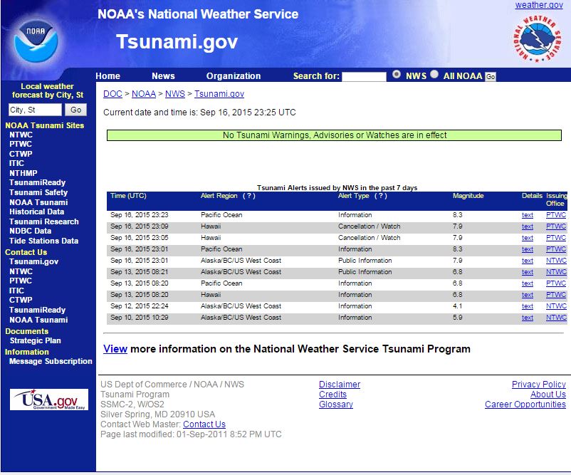 Προειδοποίηση για τσουνάμι από τον σεισμό στη Χιλή