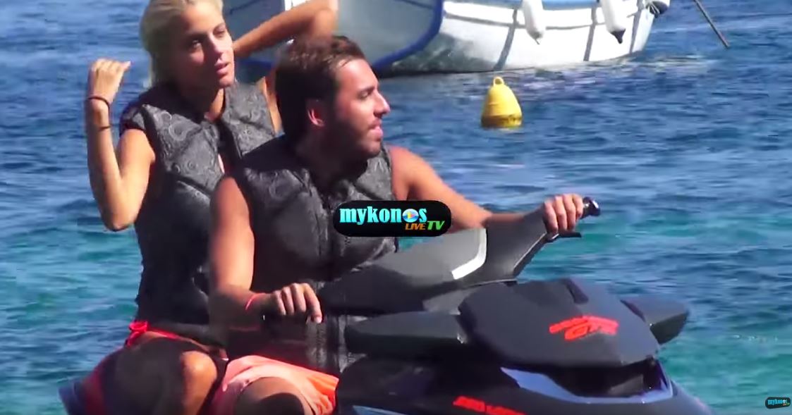 Η Δούκισσα με τον σύντροφό της κάνει τζετ σκι – ΒΙΝΤΕΟ