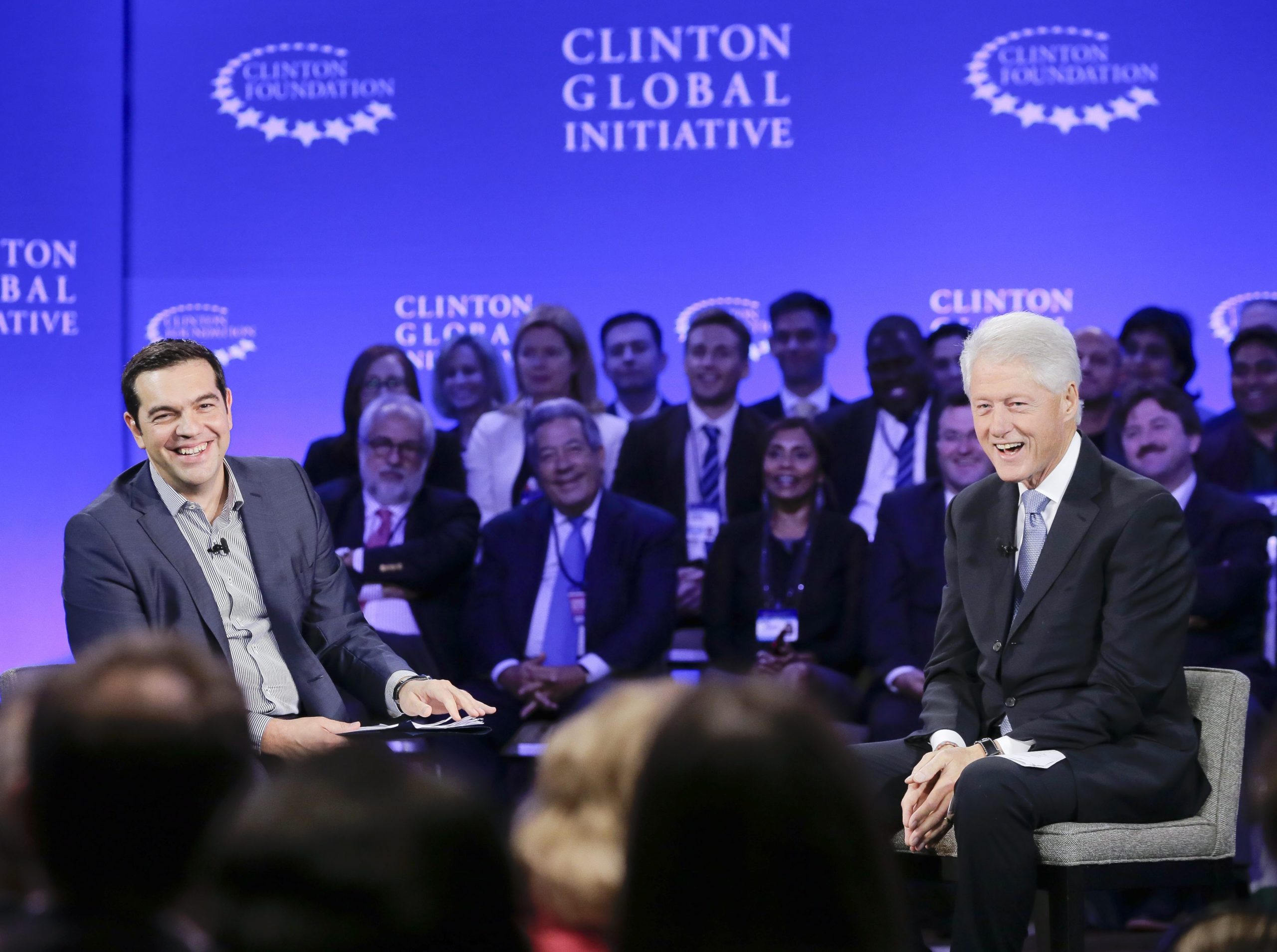 Ο Αλέξης Τσίπρας στο συνέδριο “Clinton Global Initiative” – ΦΩΤΟ