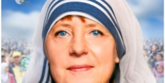 H Μέρκελ ως Μητέρα Τερέζα στο εξώφυλλο του Spiegel – ΦΩΤΟ