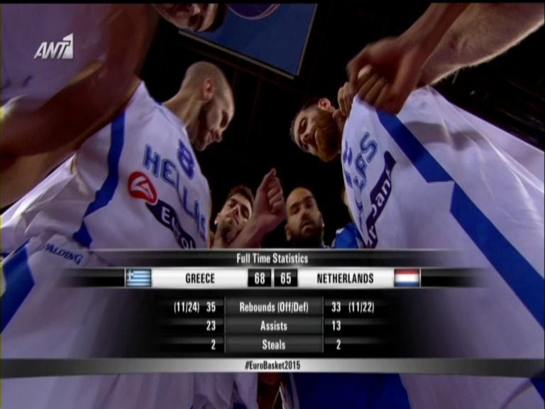 Ελλάδα- Ολλανδία 68-65 (ΤΕΛΙΚΟ)