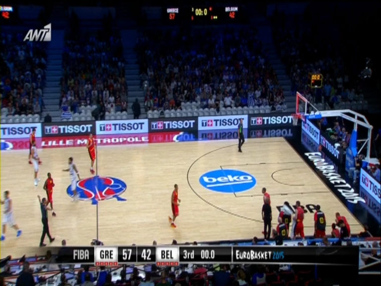 Ελλάδα – Βέλγιο 57 – 42 (30′)