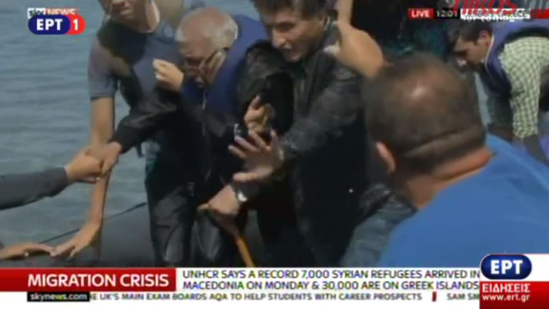 Νέα διάσωση μεταναστών στη Λέσβο – ΒΙΝΤΕΟ