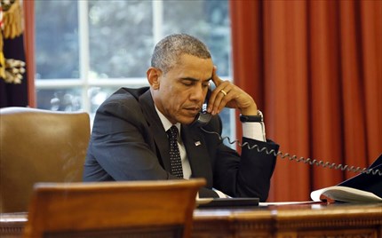 Για την προσφυγική κρίση μίλησαν Ομπάμα – Κάμερον