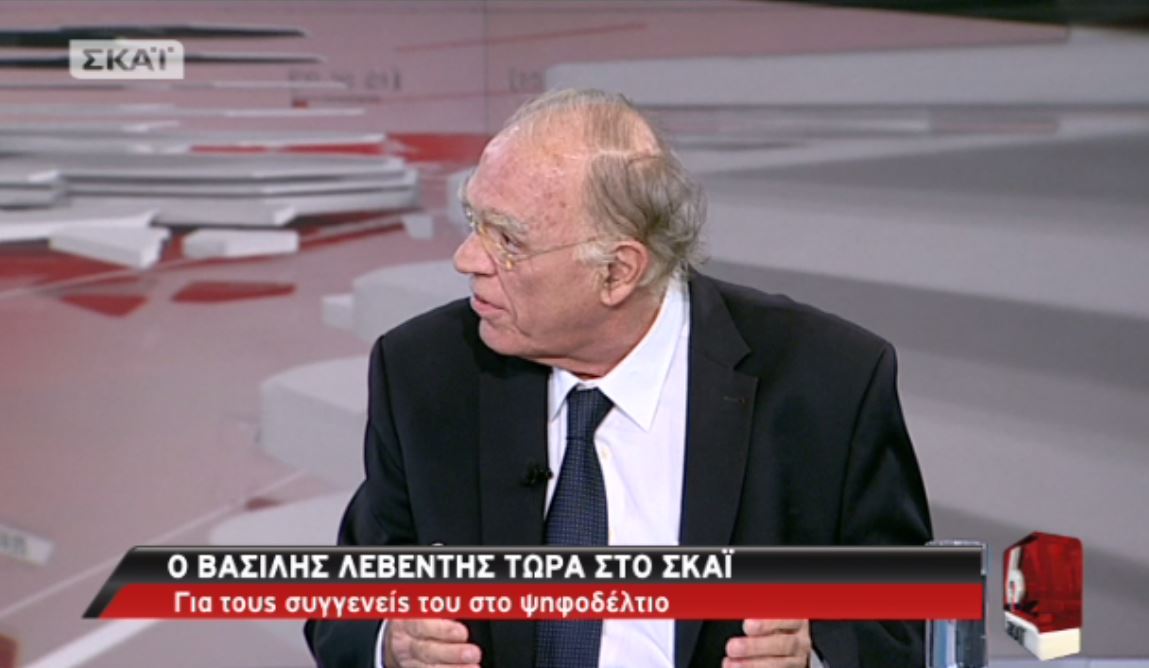Η απάντηση του Βασίλη Λεβέντη για τους συγγενείς του στο ψηφοδέλτιο – ΒΙΝΤΕΟ