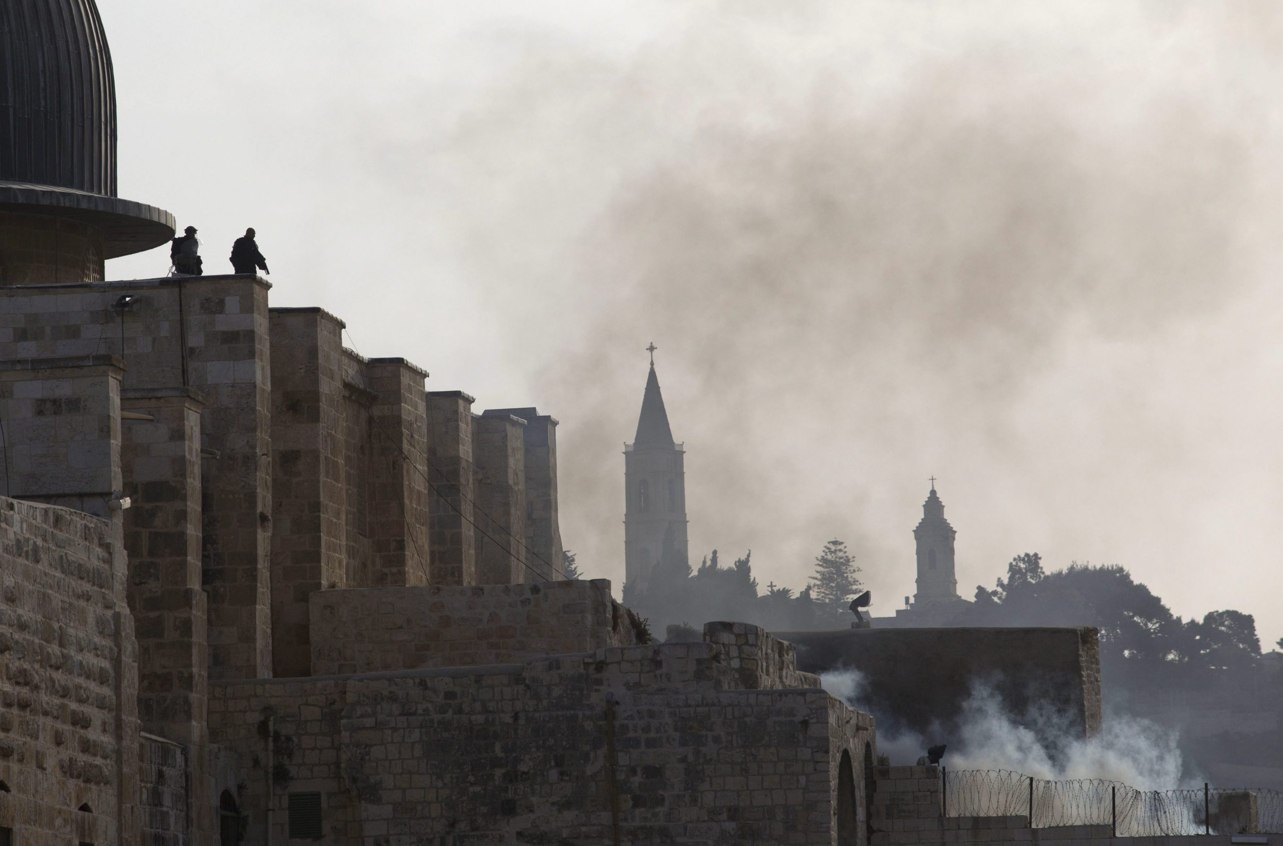 Ιερουσαλήμ- Συγκρούσεις Παλαιστινίων και ισραηλινής αστυνομίας