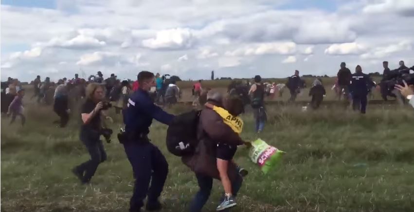 “Πέρασε” από την Ελλάδα ο πρόσφυγας που έπεσε με τρικλοποδιά – ΦΩΤΟ